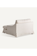 Off-white Skirted Chaise Longue | Vical Home Kemence | Oroatrade.com