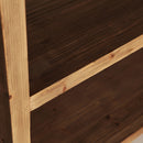 Elm Wood 4-Layer Bookcase | Vical Home Udine