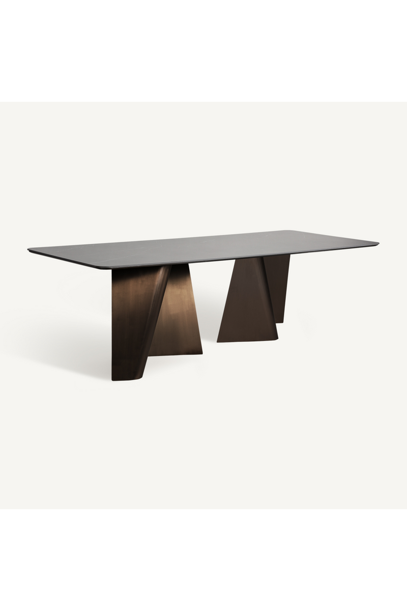 Black Porcelain Dining Table | Vical Home Tux | Oroatrade.com