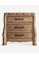 3-Drawer Elm Bedside Table | Vical Home Brixton | Oroatrade.com