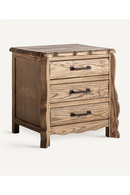 3-Drawer Elm Bedside Table | Vical Home Brixton | Oroatrade.com