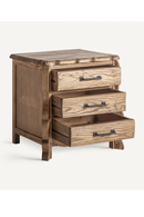 3-Drawer Elm Bedside Table | Vical Home Brixton | Oroatrade.com