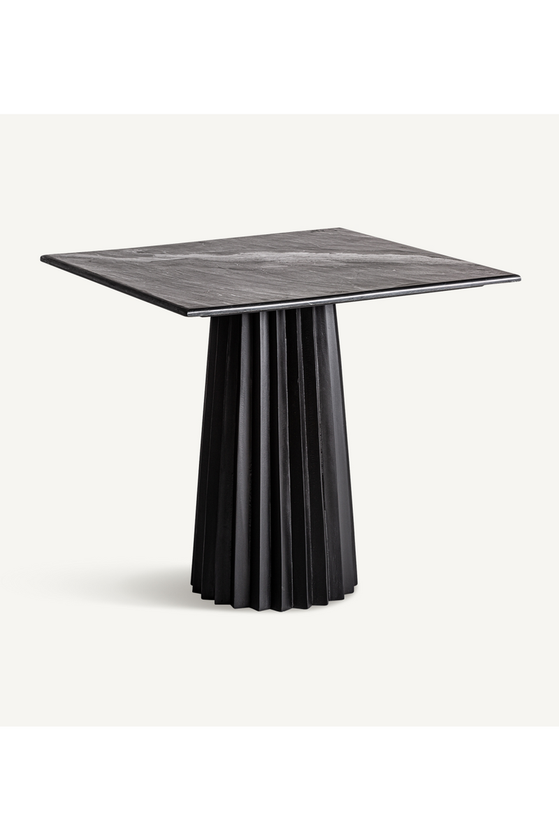 Fluted Base Wooden Bar Table | Vical Home Plisse | Oroatrade.com