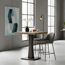 Hospitality furniture - Square Mango Wood Bar Table - www.oroatrade.com