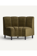 Green Velvet Corner Sofa | Vical Home Shul | Oroatrade.com