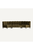 Green Velvet Corner Sofa | Vical Home Shul | Oroatrade.com