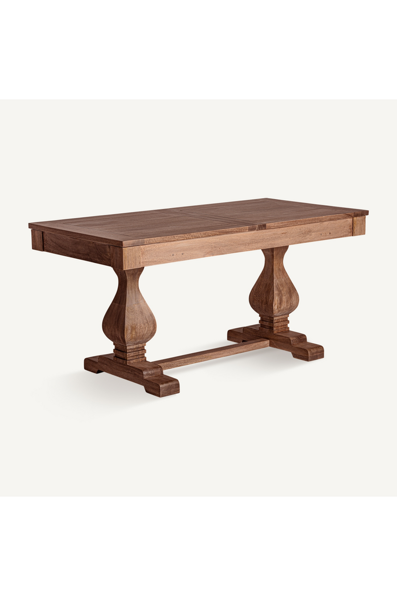 Natural Wooden Extendable Dining Table M | Vical Home Brandet | Oroatrade.com