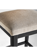 Black Rubber Wood Barstool | Vical Home Madison | Oroatrade.com