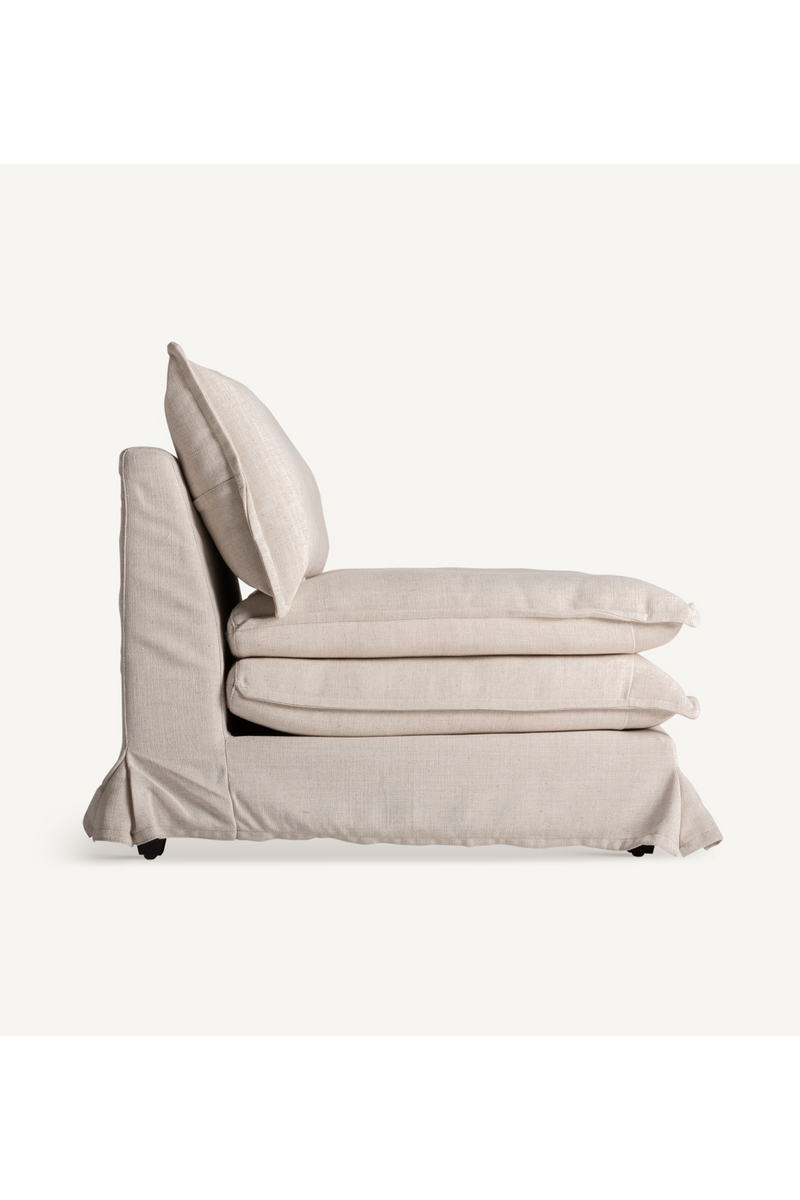 Off-White Covered Modular Armchair | Vical Home Ospizio | Oroatrade.com