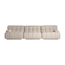 Hospitality furniture - White Square-Tufted Module Sofa - www.oroatrade.com