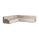 Hospitality furniture - White Square-Tufted Module Sofa - www.oroatrade.com