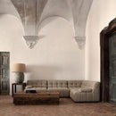 Hospitality furniture - White Square-Tufted Module Sofa - www.oroatrade.com