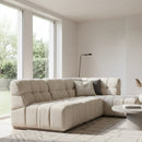 Hospitality furniture - White Square-Tufted Module Sofa - www.oroatrade.com