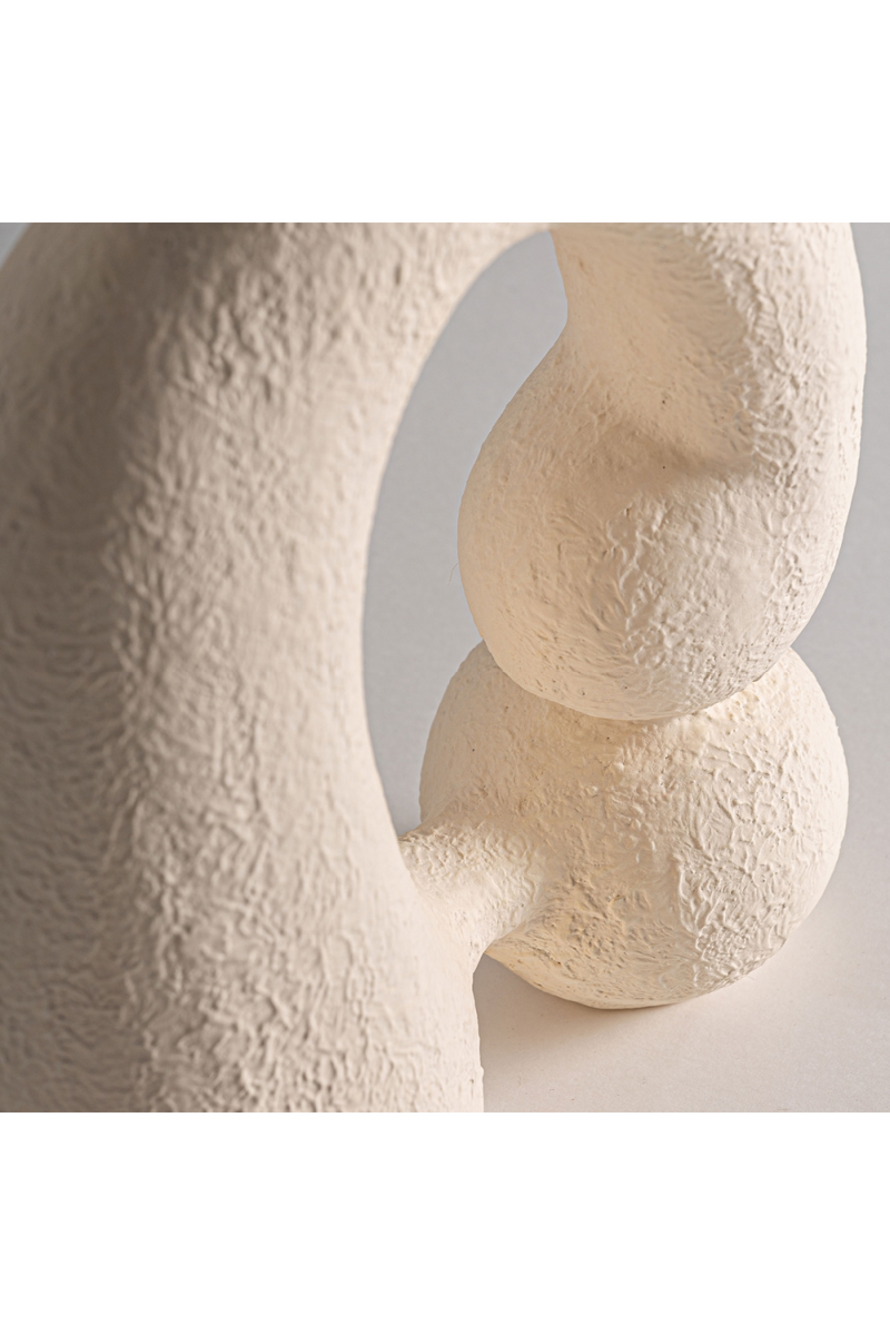 White Terracotta Sculptural Vase | Vical Home Turiff | Oroatrade.com