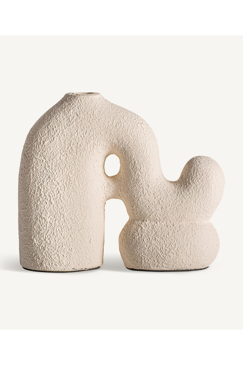 White Terracotta Organic Vase | Vical Home Turiff | Oroatrade.com