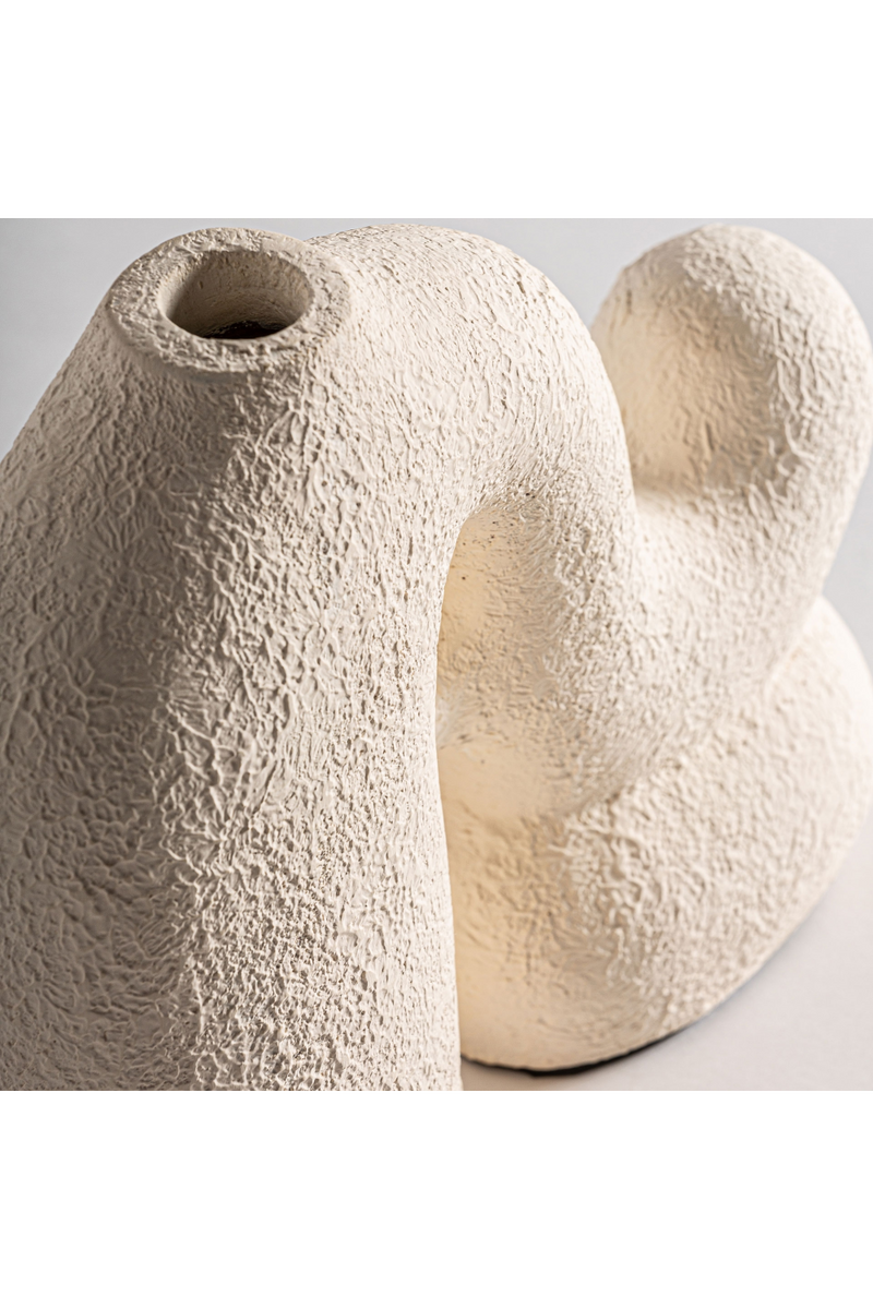 White Terracotta Organic Vase | Vical Home Turiff | Oroatrade.com