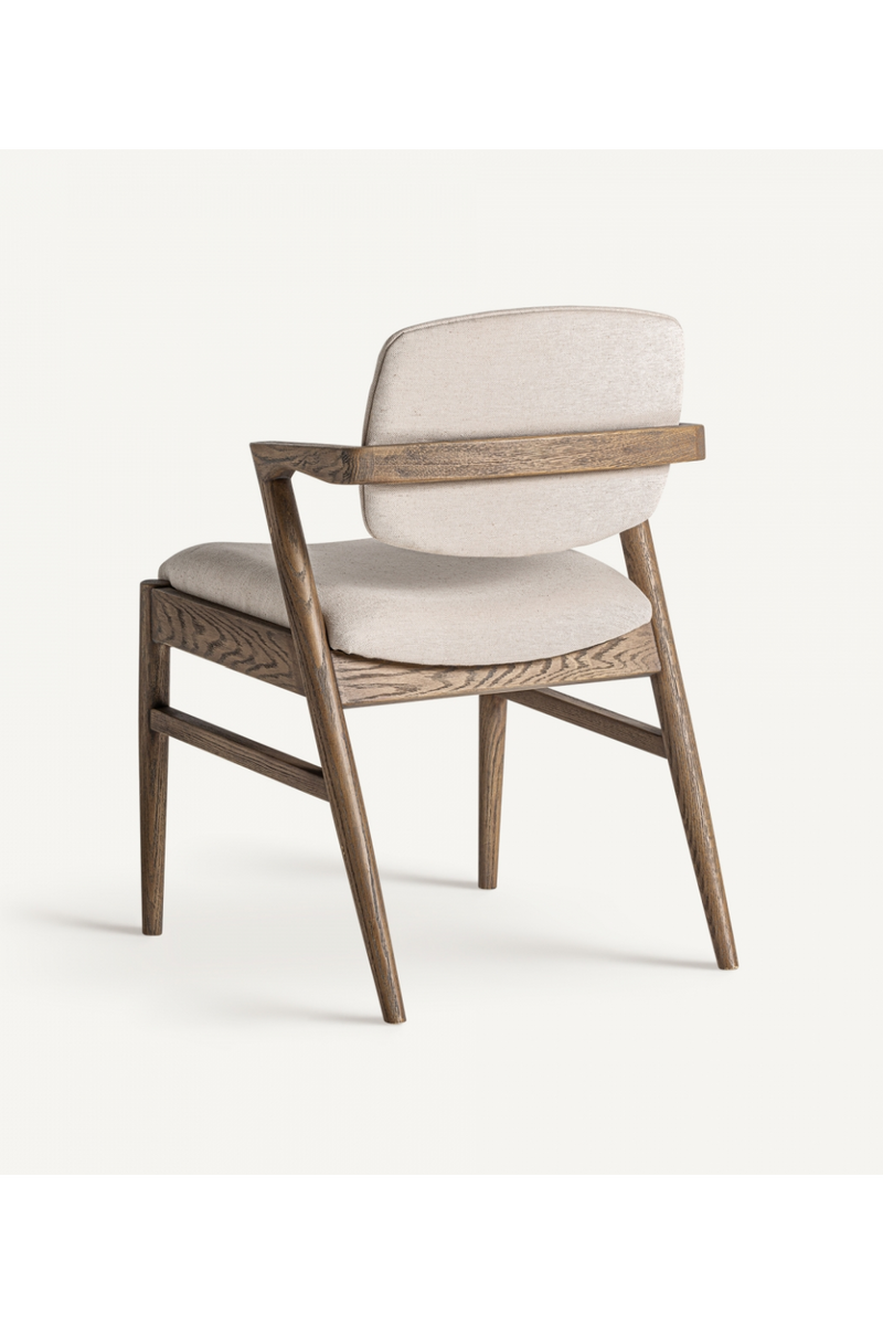 Ash Wood Beige Accent Chair | Vical Home Polch | Oroatrade.com