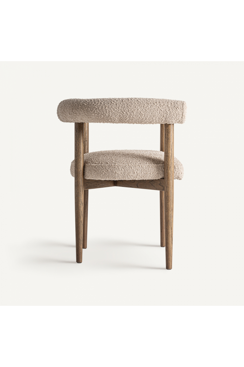 Ash Framed Curve Accent Chair | Vical Home Bullay | Oroatrade.com