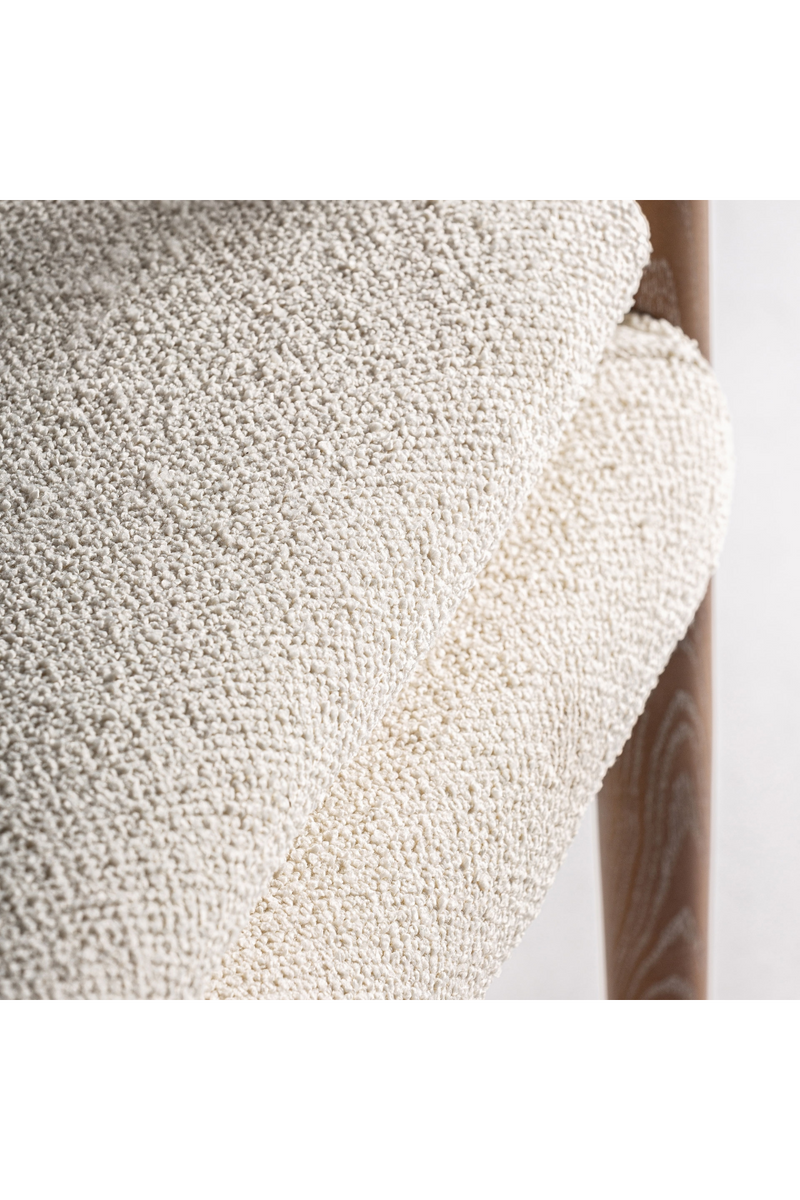 Ash Framed Bouclé Armchair | Vical Home Morbach | Oroatrade.com