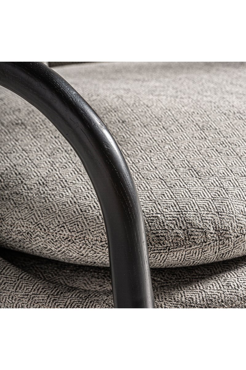 Gray Upholstered Lounge Armchair | Vical Home Thalfang | Oroatrade.com