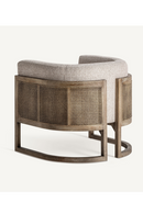 Rattan Curved Padded Armchair | Vical Home Leiwen | Oroatrade.com