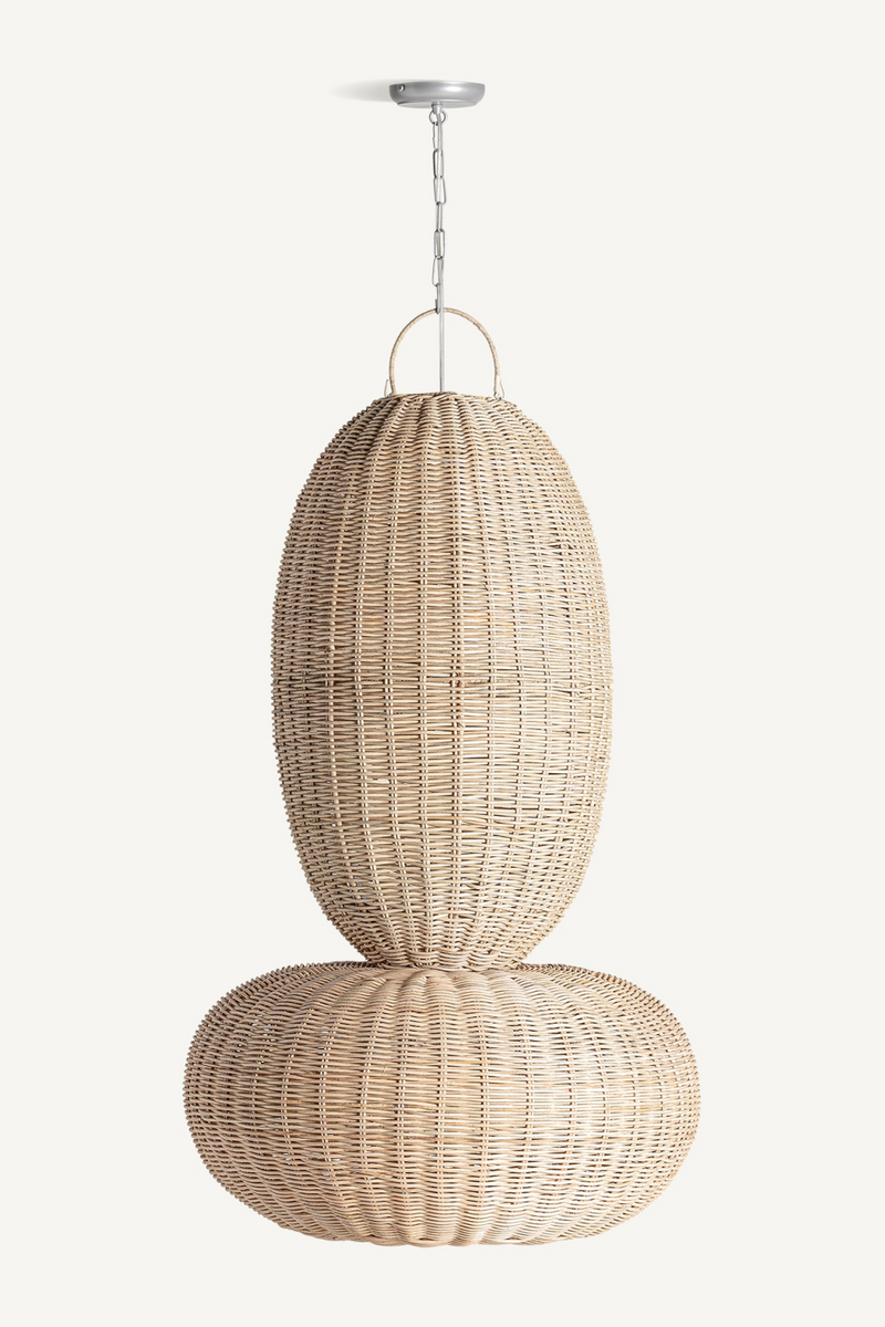 Oval Rattan Hanging Lamp M | Vical Home Tekax | Oroatrade.com