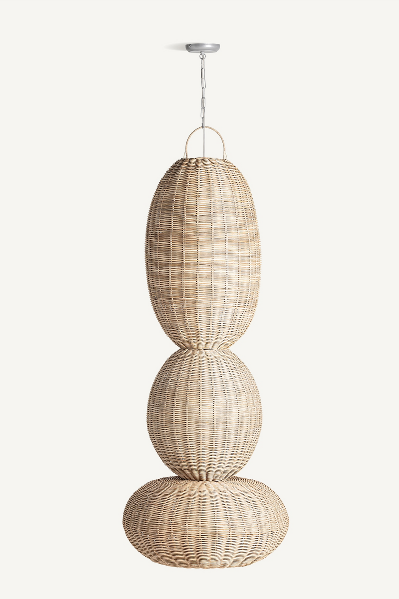 Oval Rattan Hanging Lamp M | Vical Home Tekax