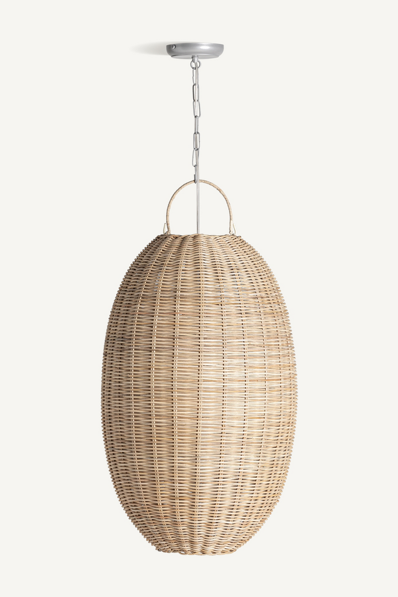 Oval Rattan Hanging Lamp M | Vical Home Tekax | Oroatrade.com