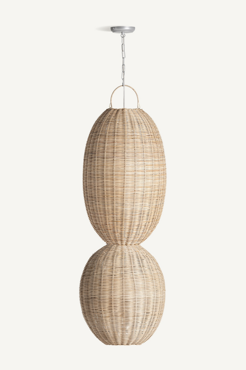 Oval Rattan Hanging Lamp M | Vical Home Tekax | Oroatrade.com