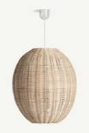 Oval Rattan Hanging Lamp M | Vical Home Tekax