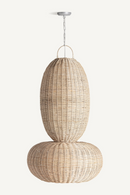 Oval Rattan Hanging Lamp M | Vical Home Tekax