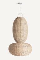 Oval Rattan Hanging Lamp M | Vical Home Tekax