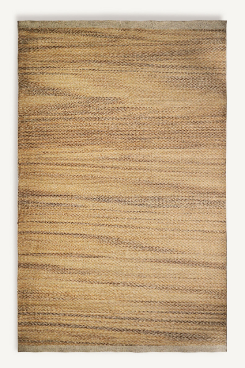 Beige Wool Area Rug 11" x 7'5" | Vical Home Quima | Oroatrade.com