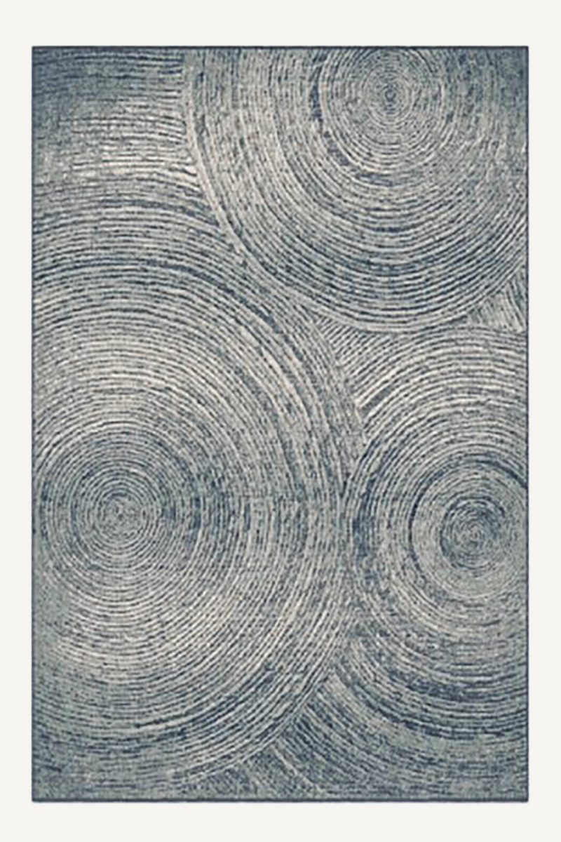 Blue Viscose Area Rug 10' x 6'5" | Vical Home Bakea | Oroatrade.com