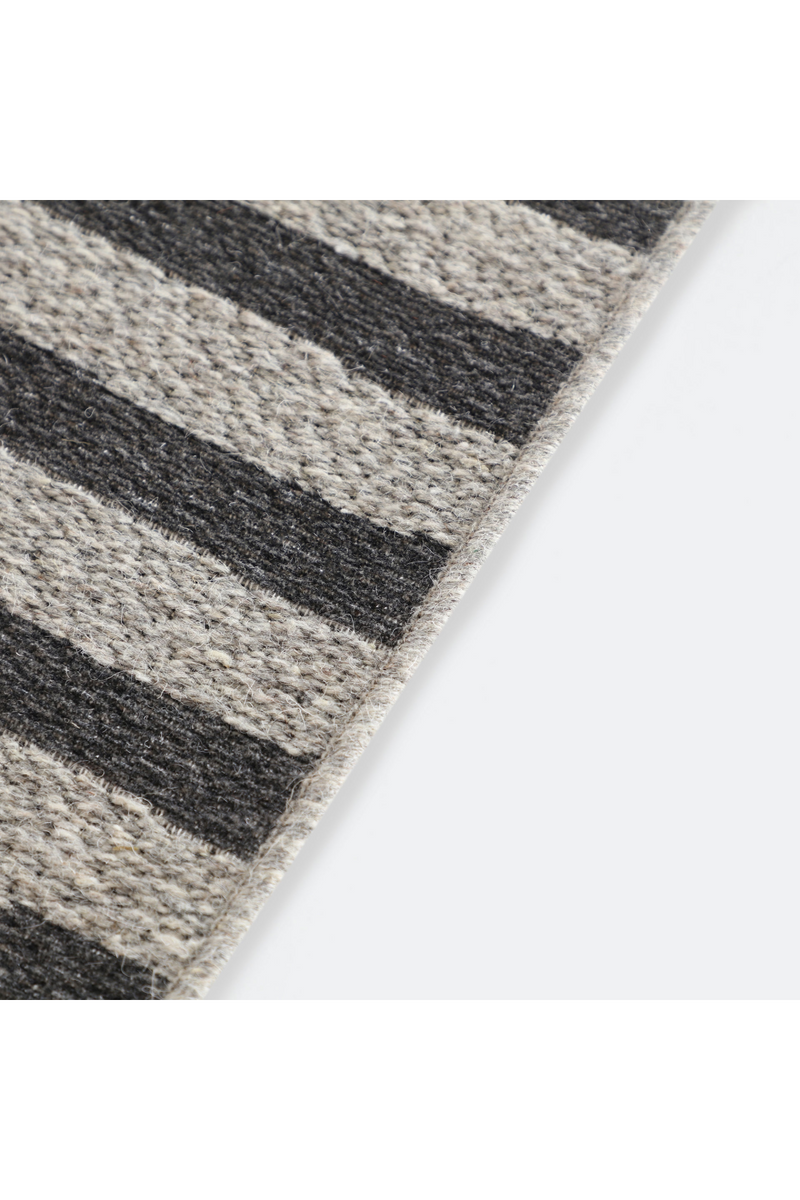 Gray Stripes Area Rug 9'8" x 6'6" | Vical Home Eitzaga | Oroatrade.com