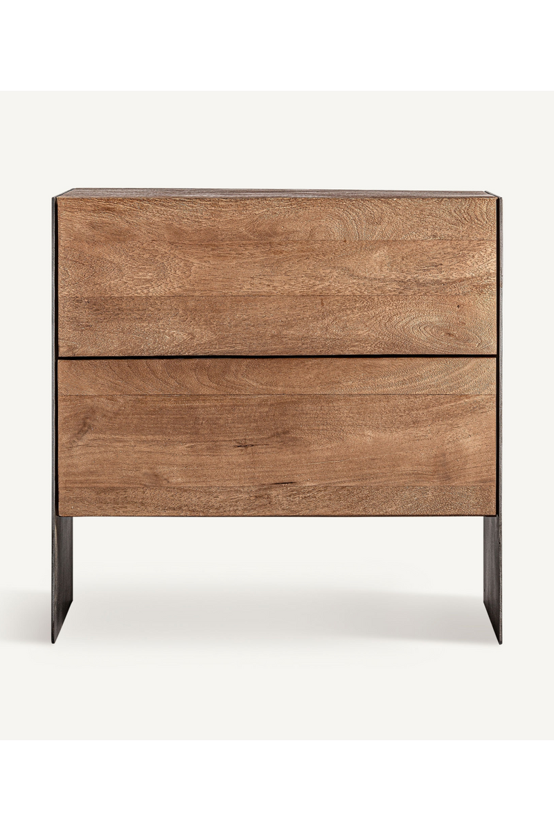 Mango Wood 2-Drawer Nightstand | Vical Home Killeany | Oroatrade.com