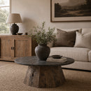 Brown Marble Round Coffee Table | Vical Home Walding