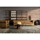 Brown Marble Round Coffee Table | Vical Home Walding