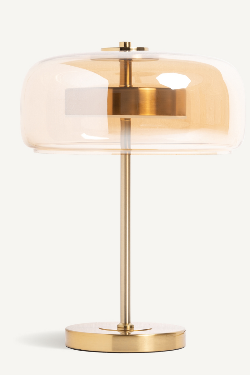 Gold Glass Table Lamp | Vical Home Leslia | Oroatrade.com