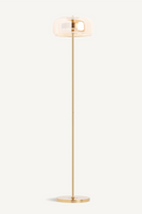 Brown Glass Floor Lamp | Vical Home Leslia | Oroatrade.com