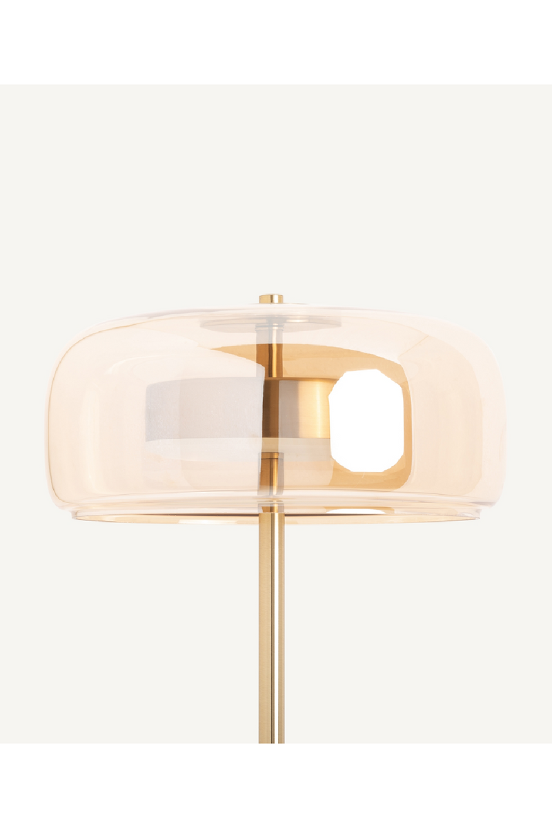 Brown Glass Floor Lamp | Vical Home Leslia | Oroatrade.com