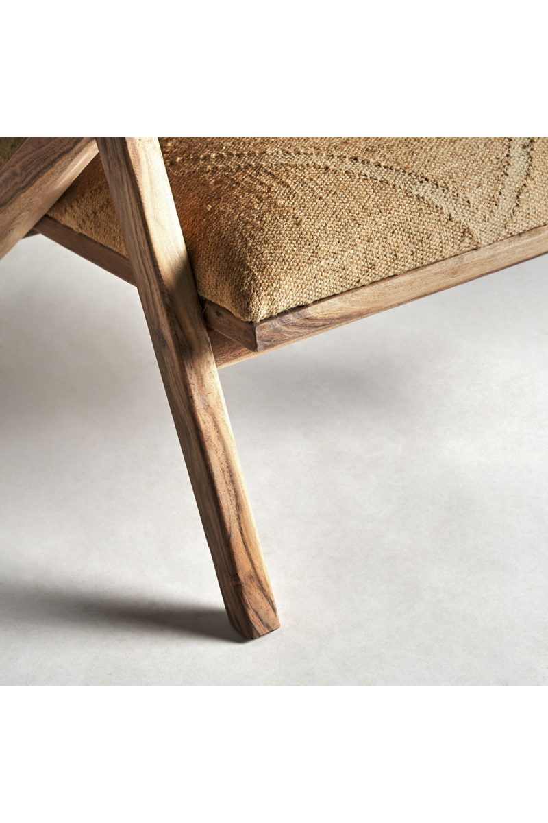 Brown Jute Armchair | Vical Home Elgin | Oroatrade.com