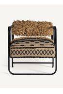 Patterned Jute Accent Armchair | Vical Home Keith | Oroatrade.com