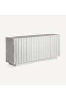 White Cement 4-Door Sideboard | Vical Home Mulcey | Oroatrade.com