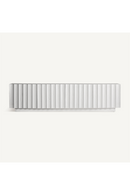 White Fluted 4-Door Media Unit | Vical Home Mulcey | Oroatrade.com