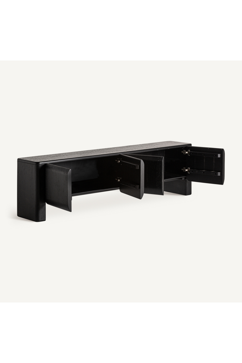 Black 4-Door Media Unit | Vical Home Norfolk | Oroatrade.com