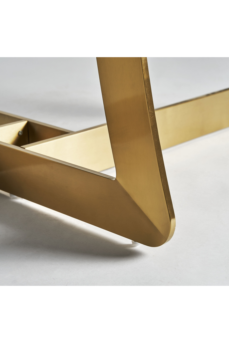 Gold Base Dining Table | Vical Home Jussey | Oroatrade.com