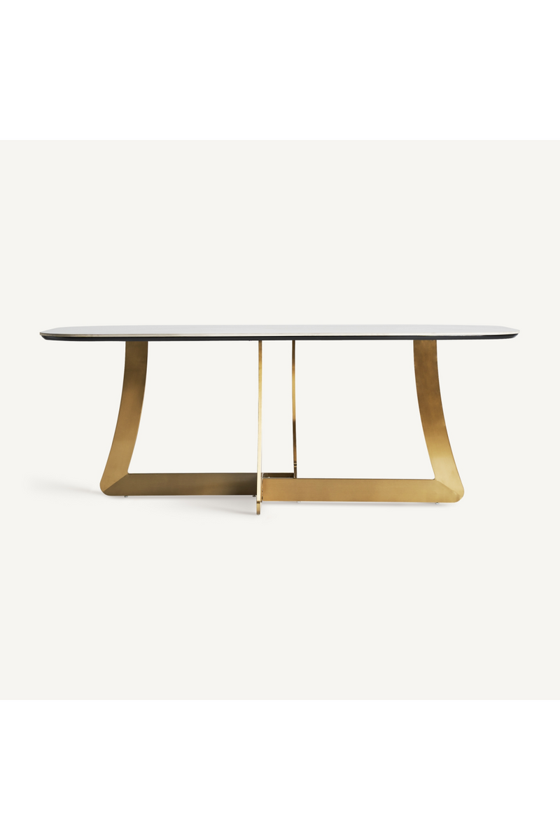 Gold Base Dining Table | Vical Home Jussey | Oroatrade.com