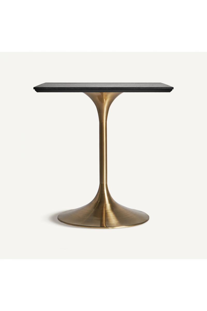 Gold Pedestal Counter Table | Vical Home Ullaland | Oroatrade.com