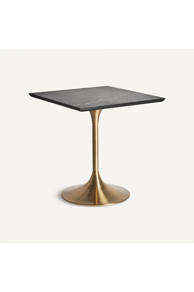 Gold Pedestal Counter Table | Vical Home Ullaland | Oroatrade.com